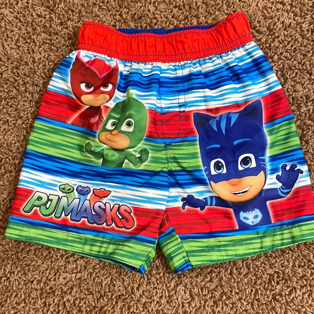 💥💥 3 items for $15. PJ Masks Toddler's Swimming Short
Size 3T